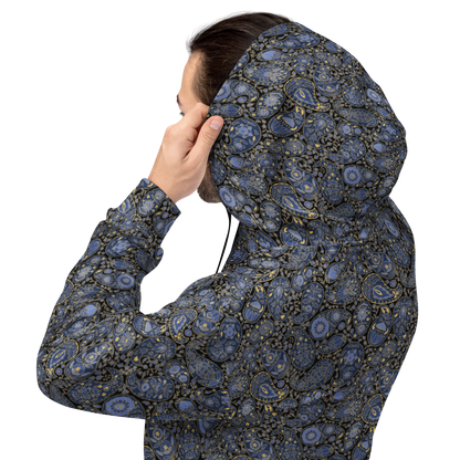 Paisley Pattern Hoodie  Storm Luxe Unisex Floral Sweatshirt