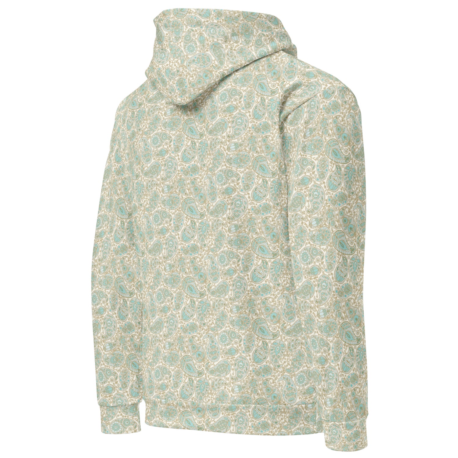 Paisley Storm Moss Hoodie – Premium Comfort & Timeless Style