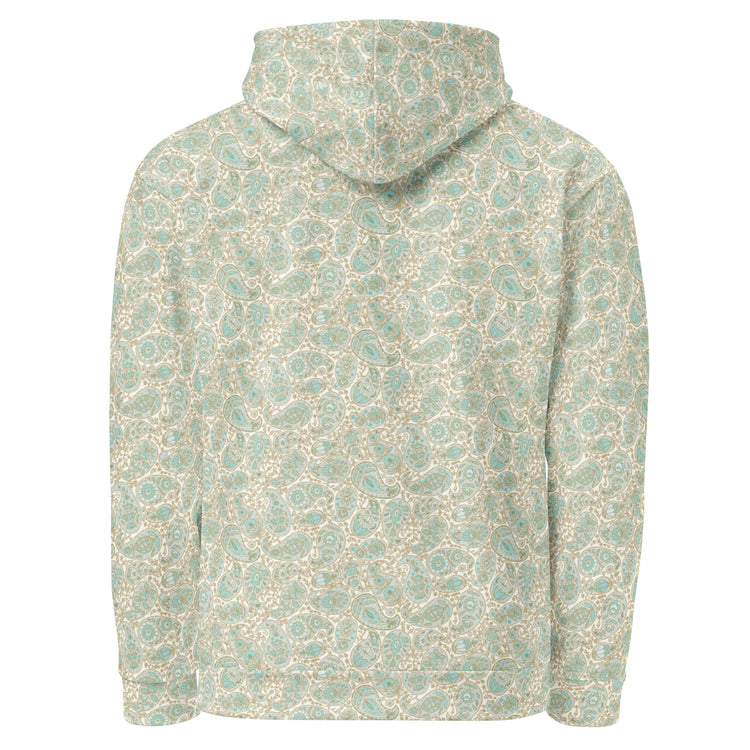 Paisley Storm Moss Hoodie – Premium Comfort & Timeless Style
