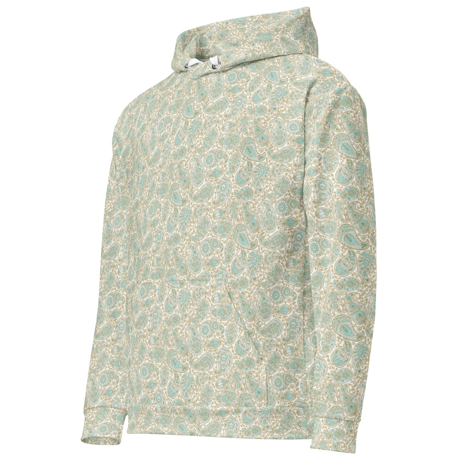 Paisley Storm Moss Hoodie – Premium Comfort & Timeless Style