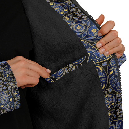 paisley storm zipper cloak