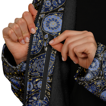 paisley storm zipper cloak