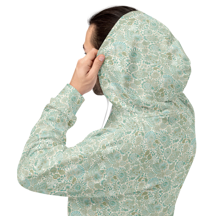 Probably Paisley Winter Green Hoodie