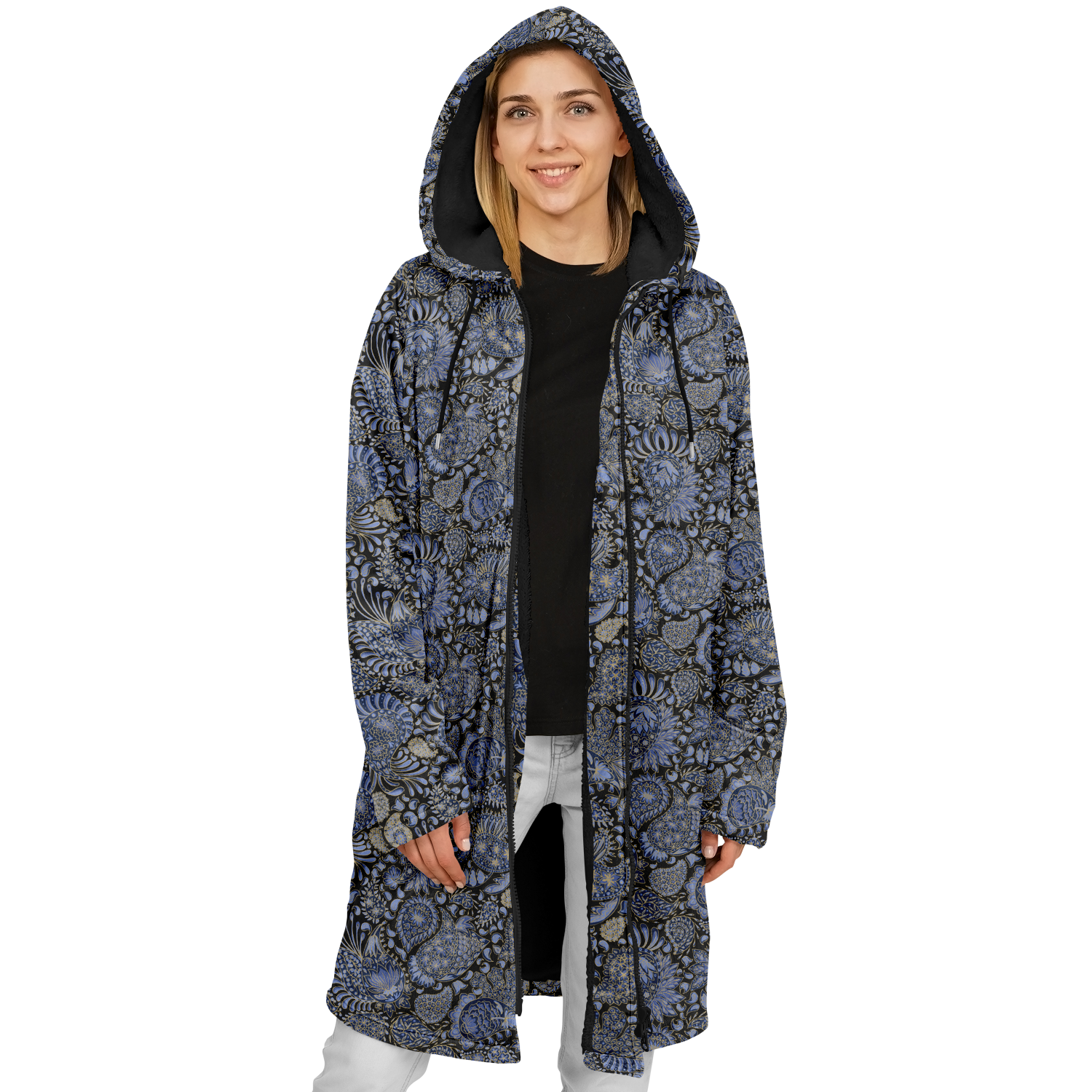 Paisley Zipper Cloak