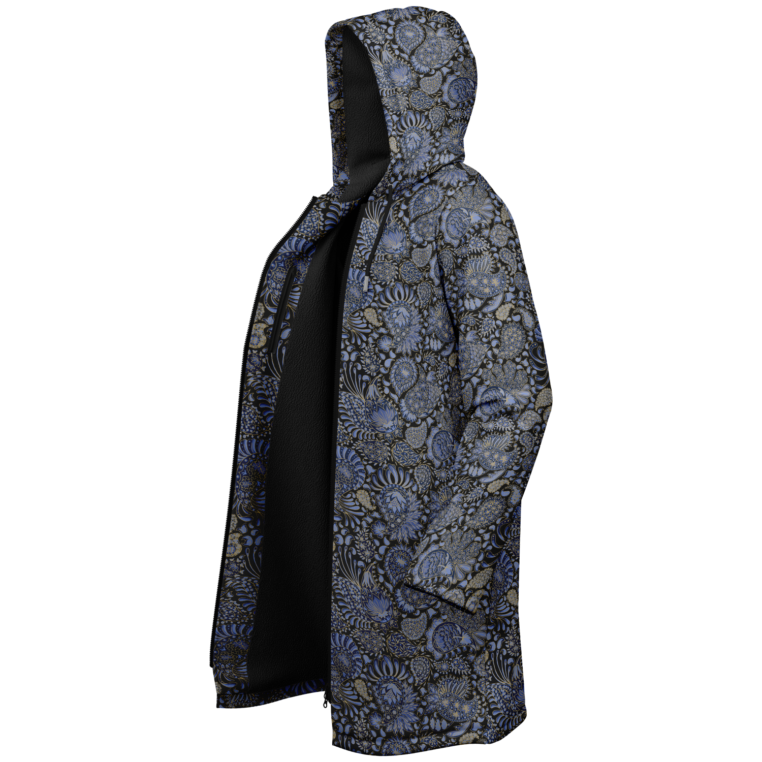 Paisley Zipper Cloak